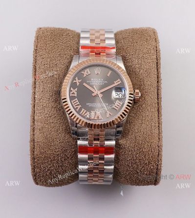 (TWF) Rolex Datejust 31 Rhodium Diamond Dial Swiss Replica Watch